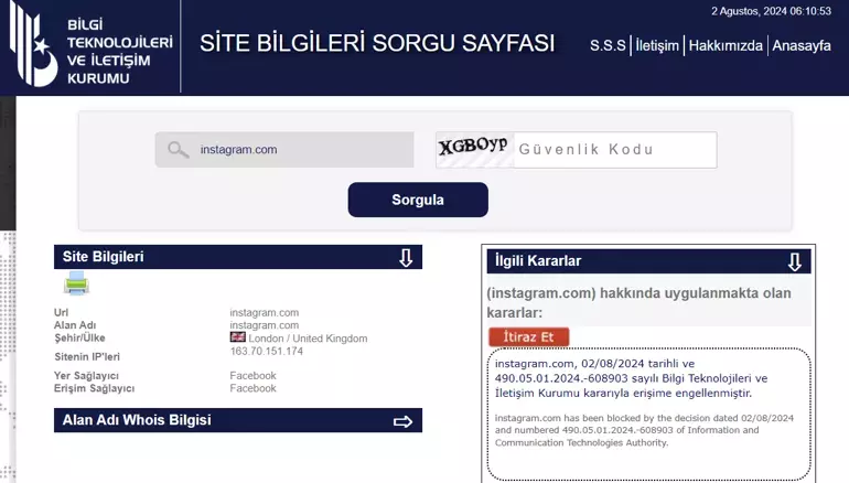 BTK kararı ile Instagram için erişim yasağı uygulanmaya başladı!