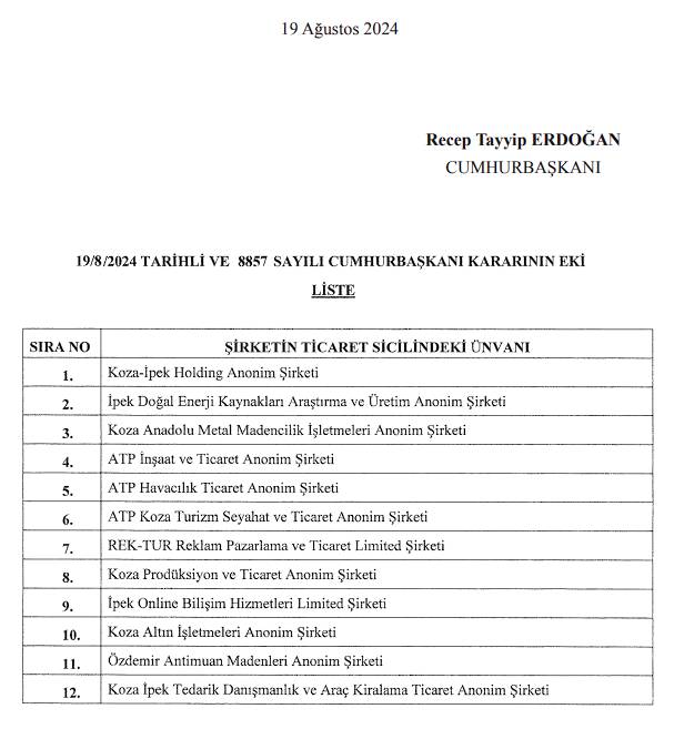 TMSF elindeki bu 12 şirket Varlık Fonuna geçti!