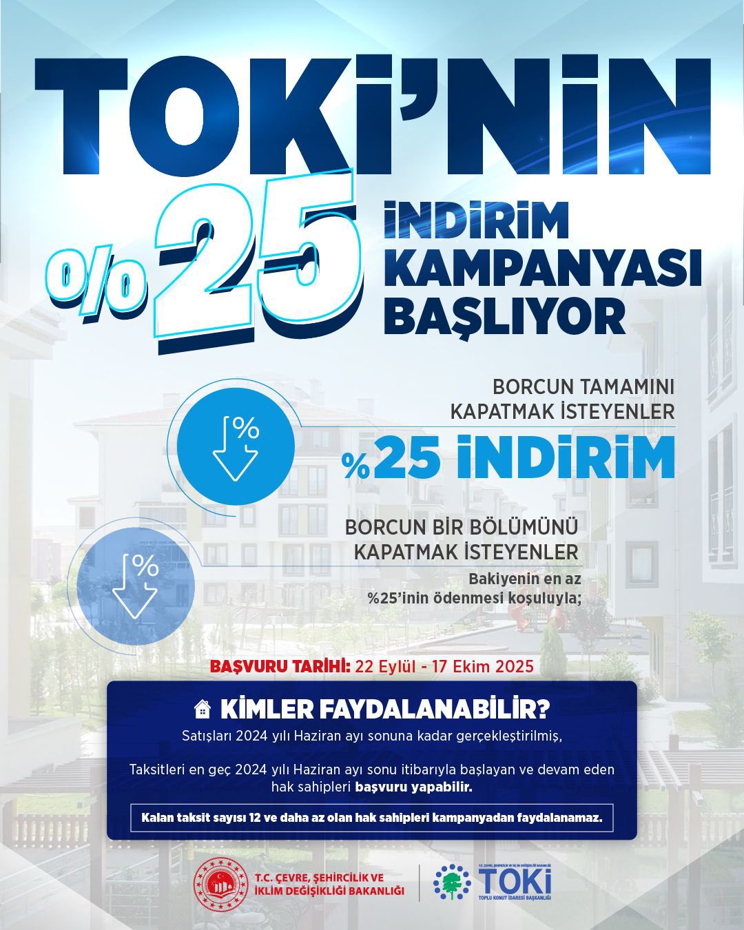 Bakan Kurum'dan TOKİ indirim kampanyası açıklaması! TOKİ yüzde 25 indirimi başlıyor...