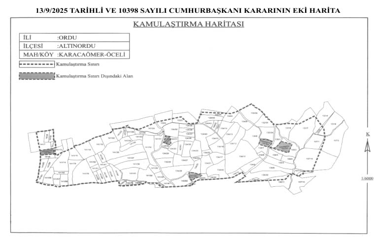 TOKİ Ordu Altınordu'da 250 Bin konut için kamulaştırma kararı alındı