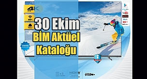 65 Inc Led TV ister misiniz? 30 Ekim Cuma BİM aktüel ürünleri listesinde...