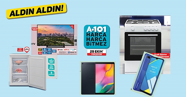 A101 çıldırdı! Aktüel ürünler kataloğu 29 Ekim özel indirimi rafları doldu taştı satış başladı