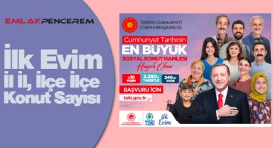 TOKİ “İlk Evim“ kampanyası! İşte il ve ilçelere göre konut sayısı tam liste