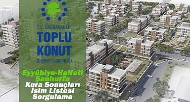 Şanlıurfa TOKİ Konut Kura Çekilişi Kesin Sonuçları Açıklandı (Eyyübiye, Halfeti, Harran)