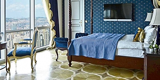 Ali Ağaoğlu ve Petek Ertüre'nin oturduğu Andromeda Gold projesindeki 51.katta olan muhteşem evleri