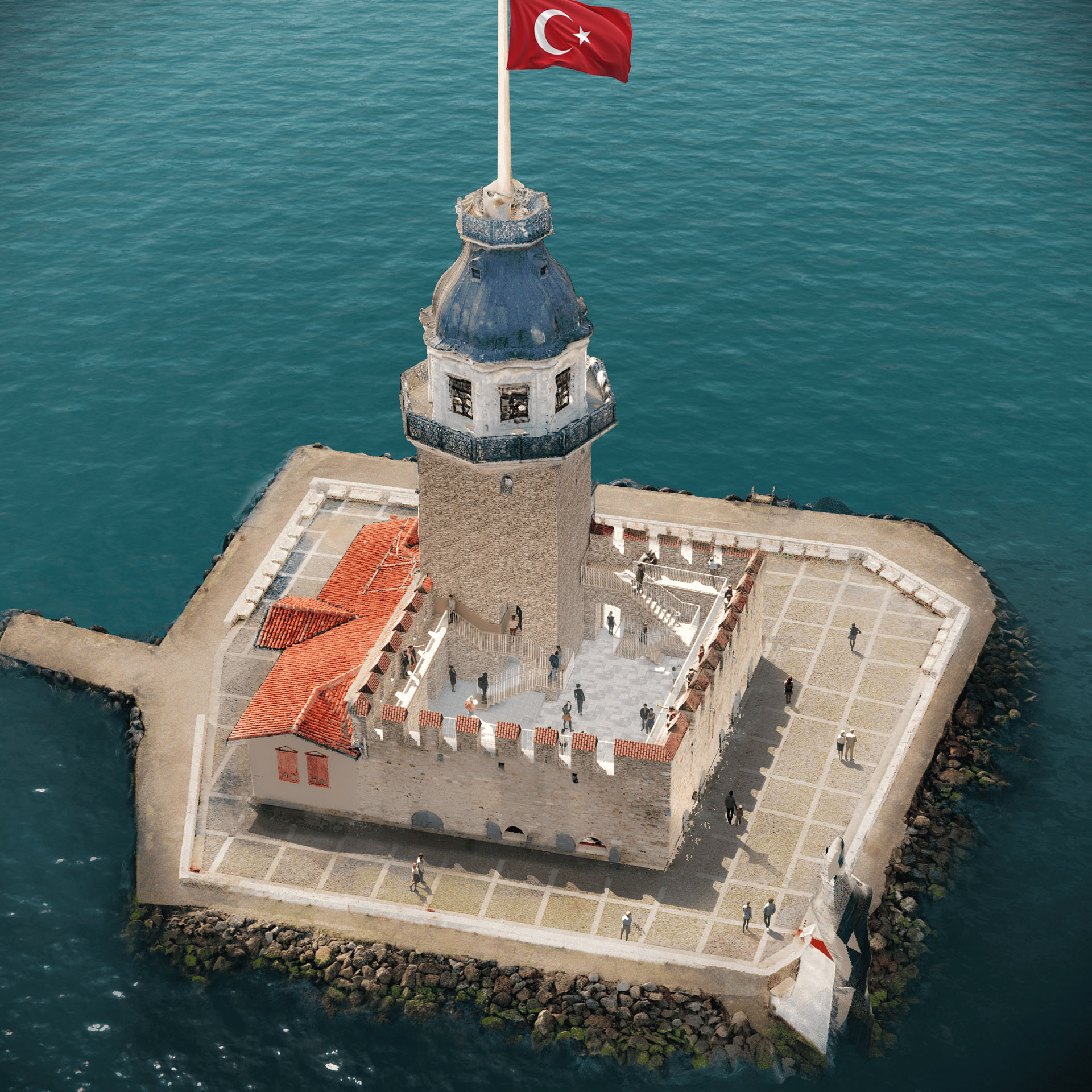 Kız Kulesi yalanı ellerinde patladı
