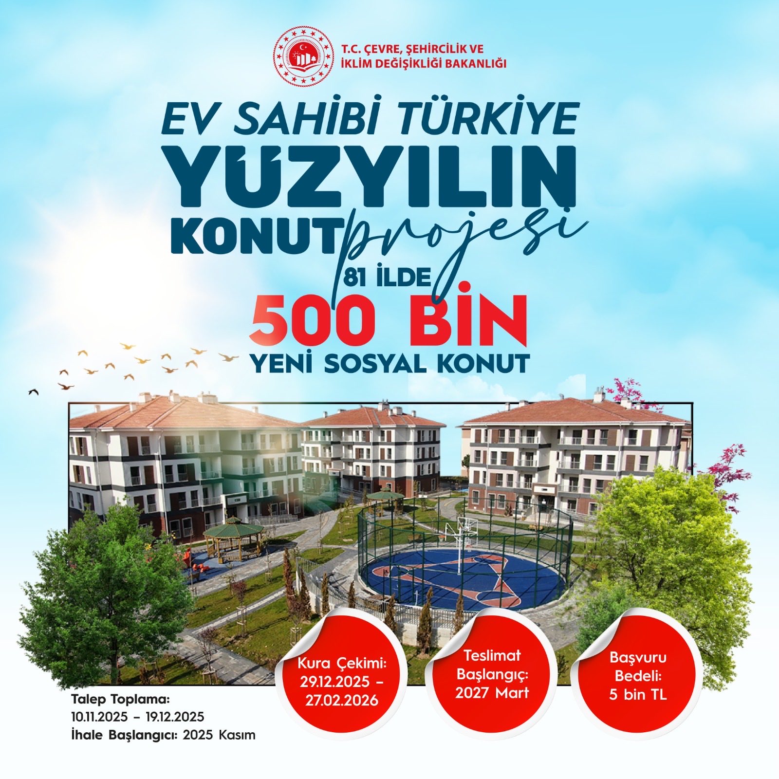 TOKİ 500 bin konut fiyat listesi, ödeme bilgileri ve başvuru şartları!