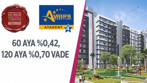Avrupa Konutları'nda 60 aya yüzde 0.42, 120 aya yüzde 0.70 kredi faiz oranı