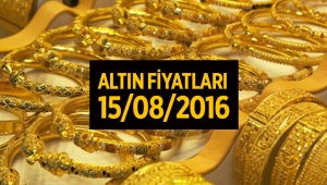 Çeyrek Altın fiyatları düşüyor mu? 15 Ağustos 2016 Güncel altın fiyatları
