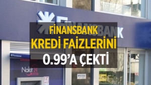 Finansbank konut kredisi faizlerini 0.99'a çekti
