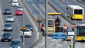 Haliç Köprüsü'ne sessiz asfalt döşeniyor