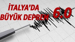 İtalya'da 6.0 büyüklüğünde deprem