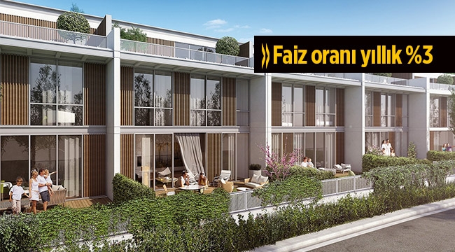 KÖY projesinde yıllık kredi faiz oranı yüzde 3