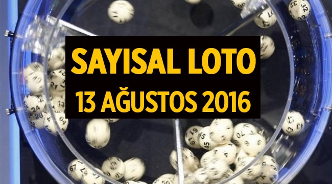 Sayısal Loto çekilişi 13 Ağustos sonuçları 6 bilen 1 kişi