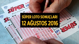 Süper Loto çekilişi (11 Ağustos 2016-460.hafta) sonuçları ve kazanan şanslı numaralar (1)