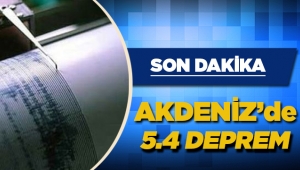Akdeniz'de deprem! Muğla ve Datça'da Oniki adalar'da 5.4 büyüklüğünde korkutan deprem