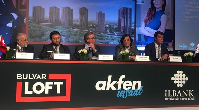 Akfen İnşaat’ın yeni projesi “Bulvar Loft” Ankara İncek'te yükseliyor