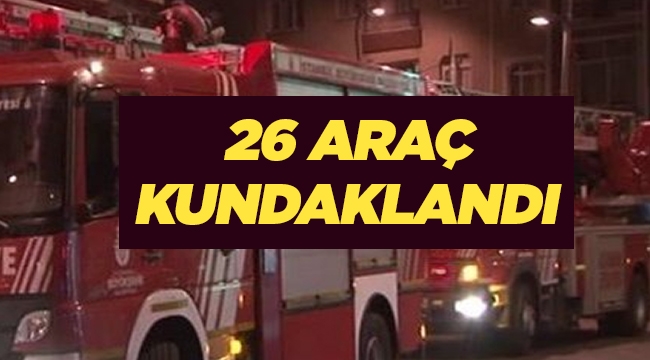 Avcılar Gümüşpınar Mahallesi'nde park halindeki 26 araç kundaklandı