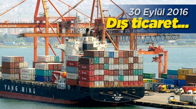 Dış ticaret Ağustos'ta; İhracat yüzde 7.7, ithalat yüzde 3.7 arttı