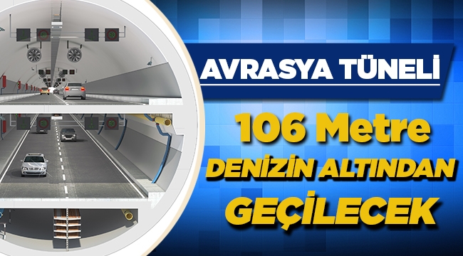 İstanbul Boğazının 106 metre derininden arabalarla geçeceğiz