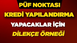 Kredi yapılandırması için bankaya verilecek dilekçe nasıl olmalı?