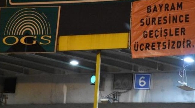 Kurban Bayramı tatili boyunca ücretsiz geçişler bu gece başlıyor