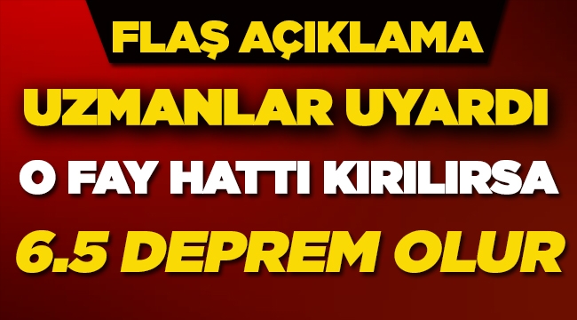 Manisa depremi sonrası Korkutan uyarı; 'O fay hattı kırılırsa 6.5 şiddetinde deprem üretebilir'