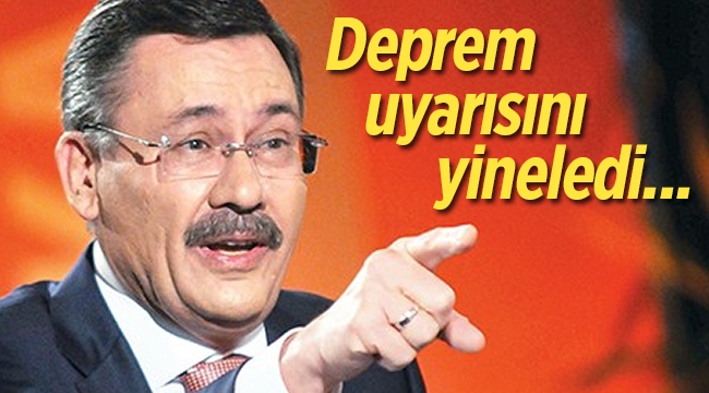 Melih Gökçek İstanbul için deprem uyarısını yineledi