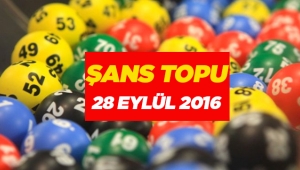 Şans Topu çekilişi 28 Eylül sonuçları ve kazanan şanslı numaralar