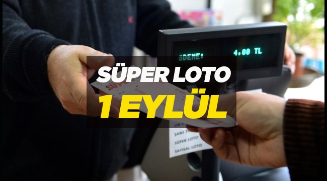 Süper Loto 1 Eylül çekiliş sonuçları