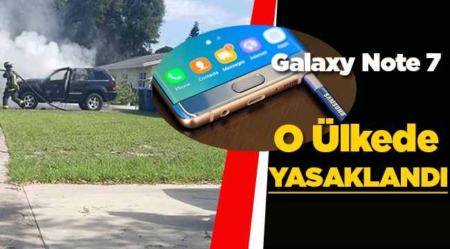 Tayland, Galaxy Note 7'lerle uçağa binilmesini yasakladı