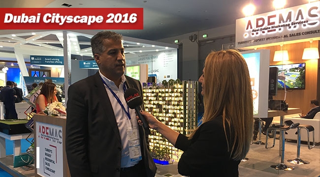 Vedat Arslan, 'Cityscape 2016'da Körfezin ilgisi Avrupa Yakası projelerinde'