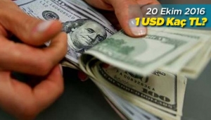 1 Dolar kaç TL? 20.10.2016