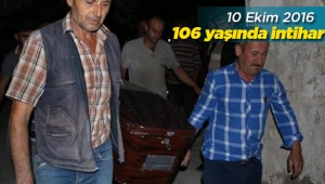 106 yaşındaki dede bunalıma girdi kendini ağaca astı
