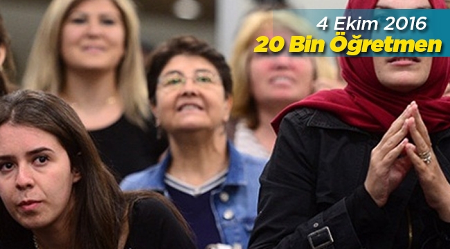 20 Bin öğretmen ataması 9 Ekim'de yapılacak