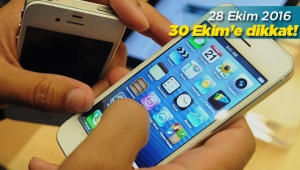 30 Ekim Pazar günü saatlere dikkat