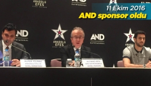 AND Gayrimenkul Anadolu Efes 'in 1 yıllık forma sponsoru oldu