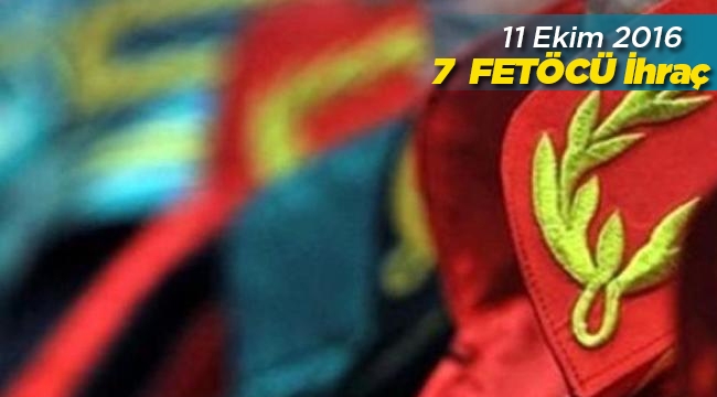 Askeri Yargıtay içindeki 7 FETÖ uzantısı hakim ve subaylar ihraç edildi