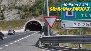 Bolu Dağı Tüneli İstanbul istikametini kullanacaklar dikkat! 14 gün kapalı