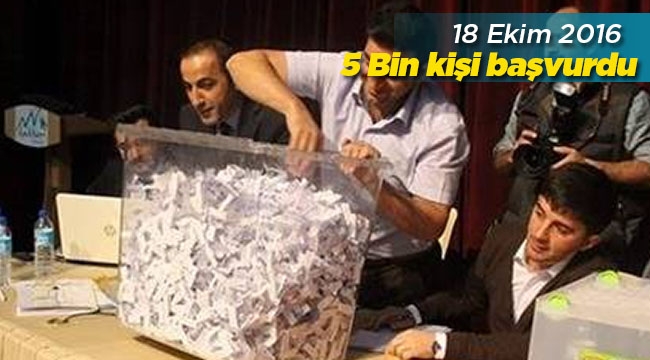 Hakkari okulları için 5 bin 806 kişilik iş başvurusu kura çekilişi yapıldı