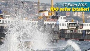 İstanbul'da kuvvetli lodos İDO seferlerini iptal ettirdi
