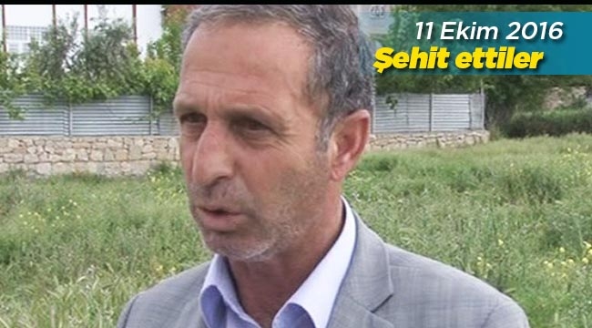 Kalleş teröristler bu kez Dicle AK Parti ilçe başkanı Deryan Aktert'i şehit etti