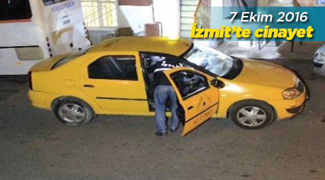 Kocaeli'de taksi parası meselesi cinayetle son buldu