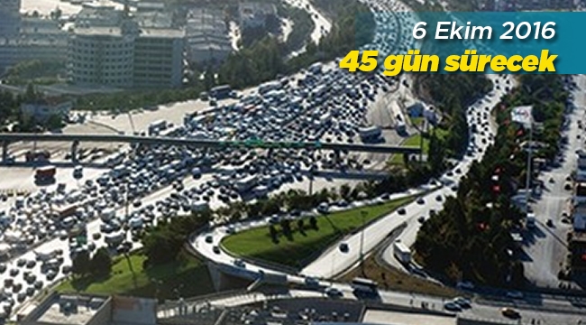 Mahmutbey gişeleri 45 günde bitecek