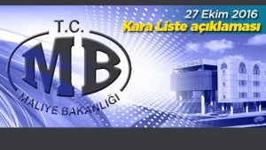 Maliye Bakanlığı açıkladı: kara liste bildirimi yok!