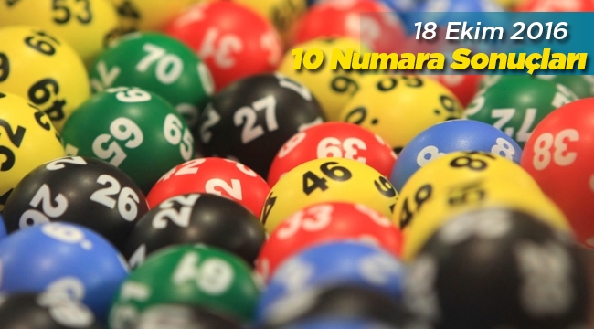 On Numara sonuçları 17.10.2016 çekilişi ile belirlendi - Milli Piyango