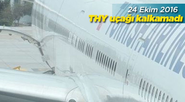 Pushback aracı THY uçağına büyük zarar verdi Paris'ten dönemedi