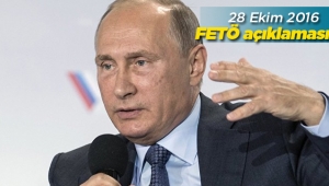 Putin'den flaş FETÖ açıklaması: "Kabul edilemez"