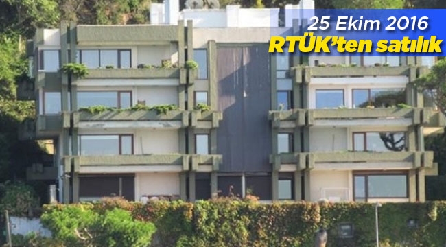 RTÜK Kanlıca'da Boğaz manzaralı 2 lüks konutu satışa çıkardı