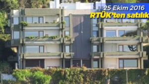 RTÜK Kanlıca'da Boğaz manzaralı 2 lüks konutu satışa çıkardı